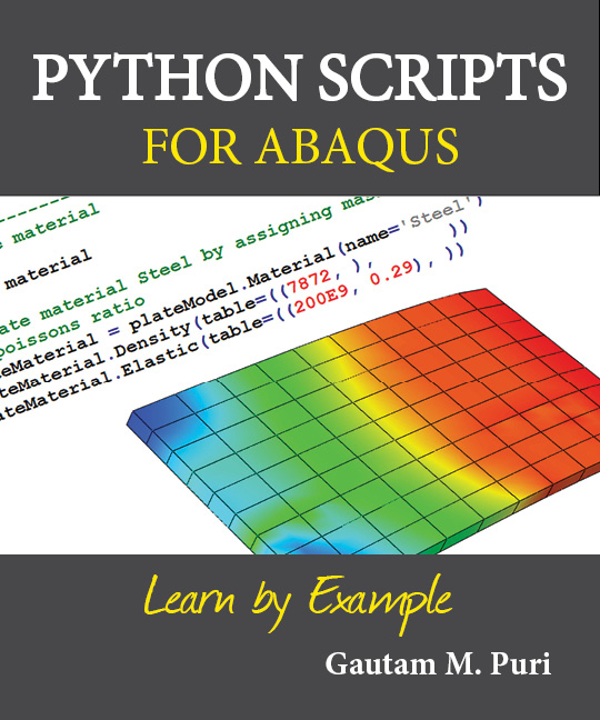 Python Scripts for Abaqus - Learn by Example by Gautam Puri - Book Cover